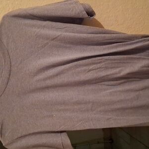 A basic gray shirt
